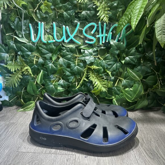 Brand New Oofos OOCandoo Black Recovery Comfort Shoes Mens Sz 11 / Womens Sz 13 main image 7